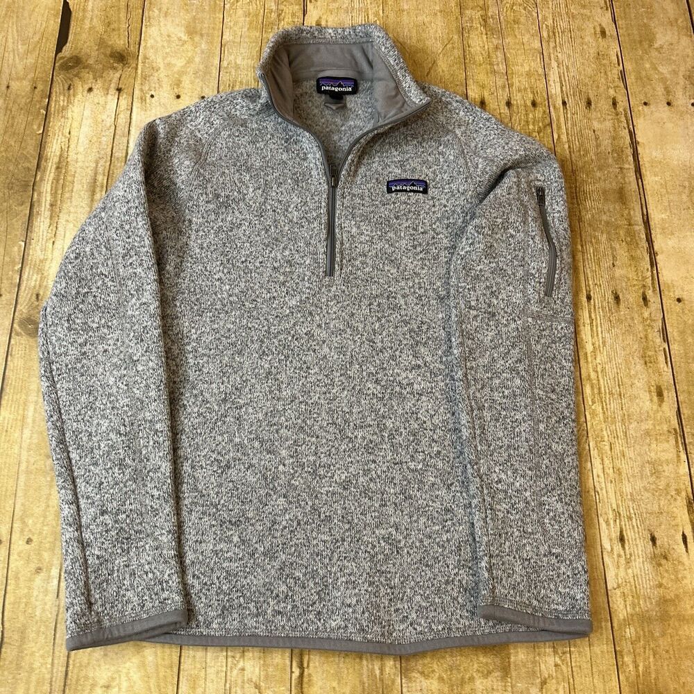 Patagonia Better Sweater 1/4 Zip Fleece Pullover Sweater Medium STY25617